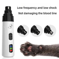 Electric pet nail grinder ports — photo 4