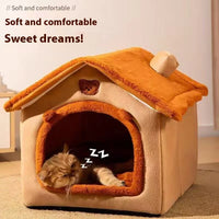 Plush Covered Pet House Bed — photo 6