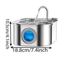 Stainless Steel Cat Water Fountain with Smart Sensor — photo 4