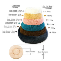 Cozy round pet bed — photo 6