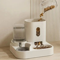 Gravity-Fed Automatic Pet Feeder with Water Fountain — photo 4