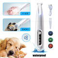 Cordless pet paw trimmer with LED light