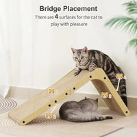 Space-Saving L-Shape Corrugated Cat Scratcher — photo 2
