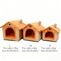 Plush Covered Pet House Bed — photo 5