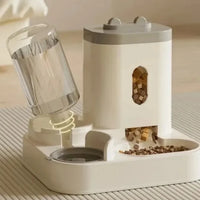 Gravity-Fed Automatic Pet Feeder with Water Fountain — photo 3